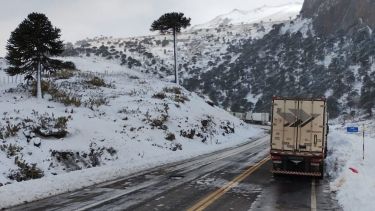 Cerró un importante paso a Chile desde Neuquén este lunes 21 de septiembre por hielo y nieve sobre la ruta: cuáles están habilitados
