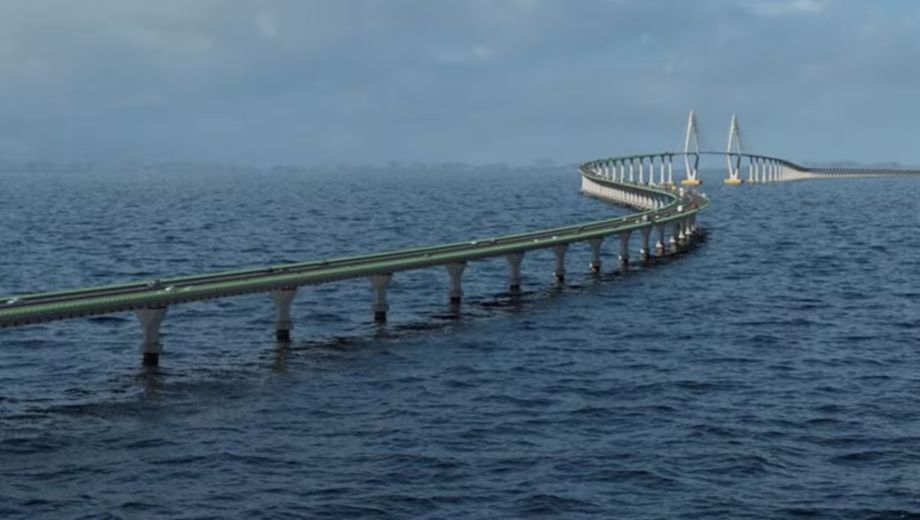 El puente marítimo más largo de Sudamerica