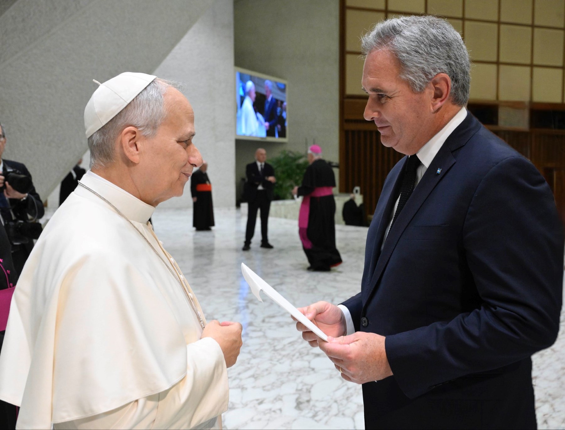 El Gobierno celebra la visita del papa León XIV a Argentina
