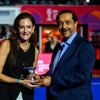 Imagen de Luciana Aymar fue homenajeada en el Mundial de hockey y recibió el reconocimiento de la FIH