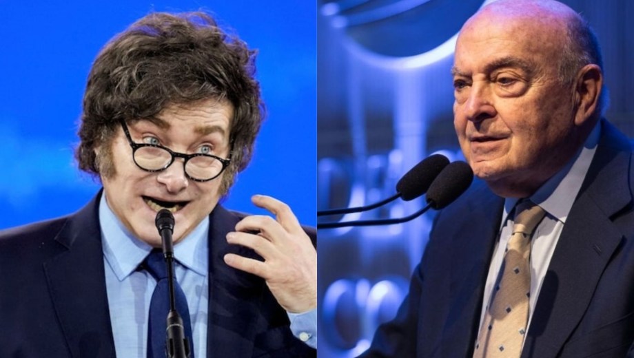 Domingo Cavallo y Javier Milei: el exministro de Economía respaldó la reforma monetaria del Gobierno, pero le exigió al Presidente declarar al dólar como moneda de curso legal. (Foto: gentileza)