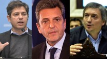 Imagen de Kicillof, Máximo y Massa se reunieron para fijar una postura común contra la eliminación de las PASO