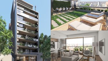 Una torre de 10 pisos avanza en pleno centro de Cipolletti: cafetería, jardines privados y departamentos de hasta 106 m² en la Patagonia