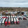 Imagen de Liberaron 70 camiones del Autódromo de Centenario que estaban varados por el cierre del paso a Chile
