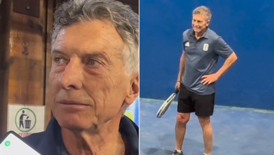 Mauricio Macri en su visita a Bariloche dialogó con la prensa. 