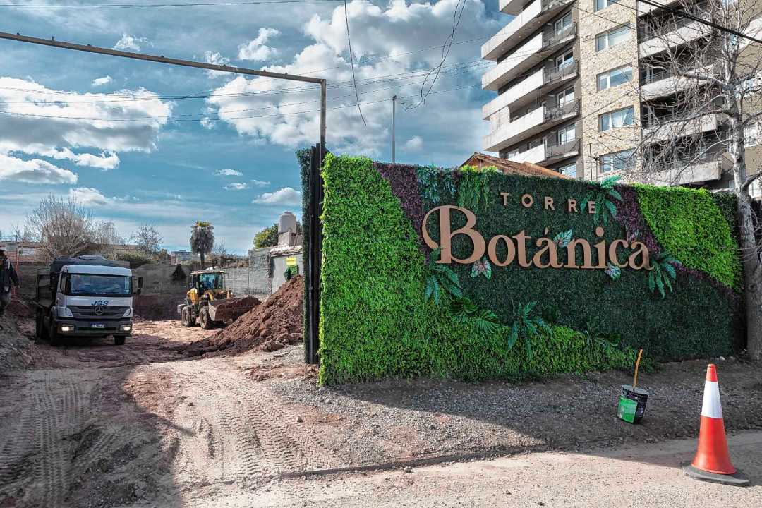 Torre Botánica está en etapa de pozo, pero el verde ya se hace presente en la obra.