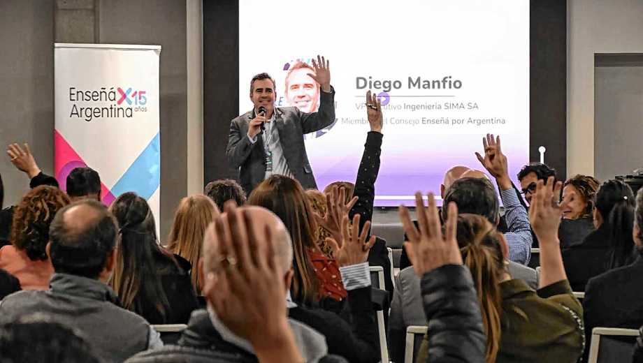 Enseñá por Argentina convocó a la comunidad educativa en el Polo Tecnológico. (Foto: Cecilia Maletti).