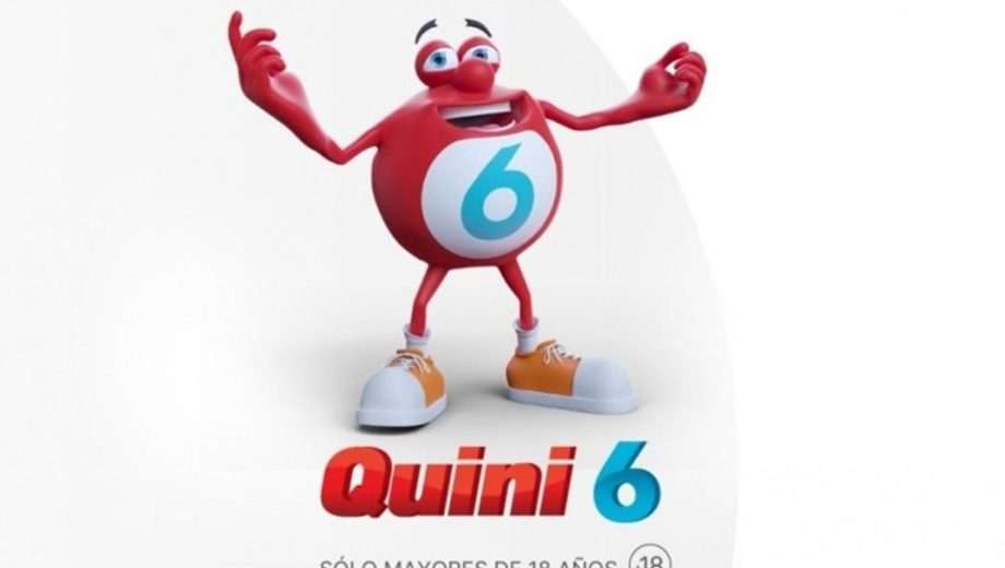 Quini 6: sorteo domingo.-
