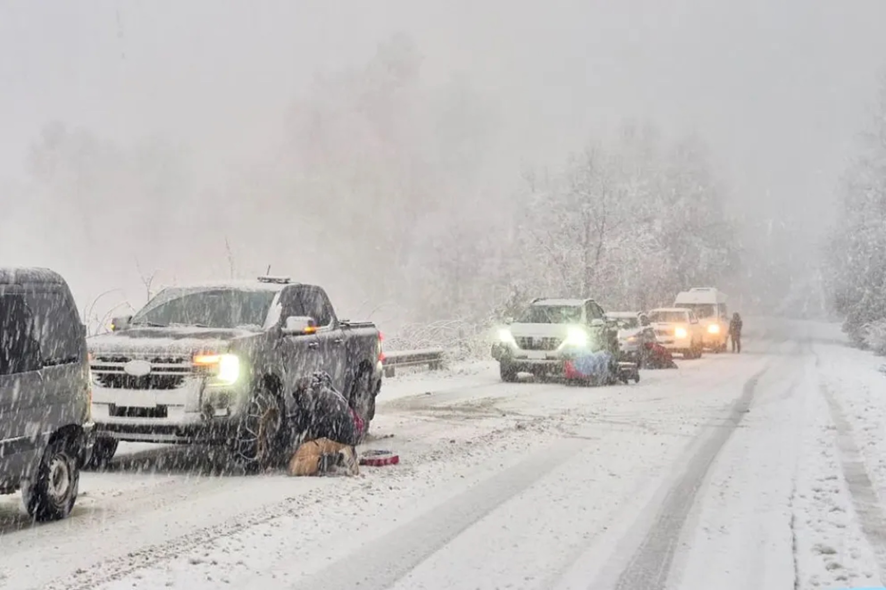 Alerta por nevadas y heladas en Río Negro y Neuquén
