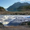 Imagen de La impresionante bajante de un lago en Chubut: donde antes se buceaba ahora se puede pasar caminando 