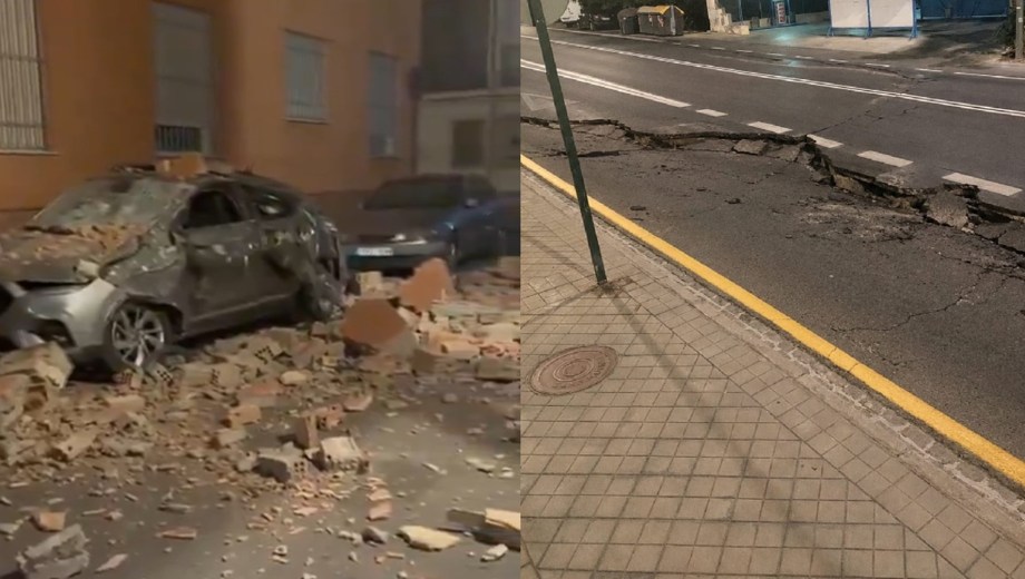 Un sismo de magnitud 5,2 sacudió el sur de España.
