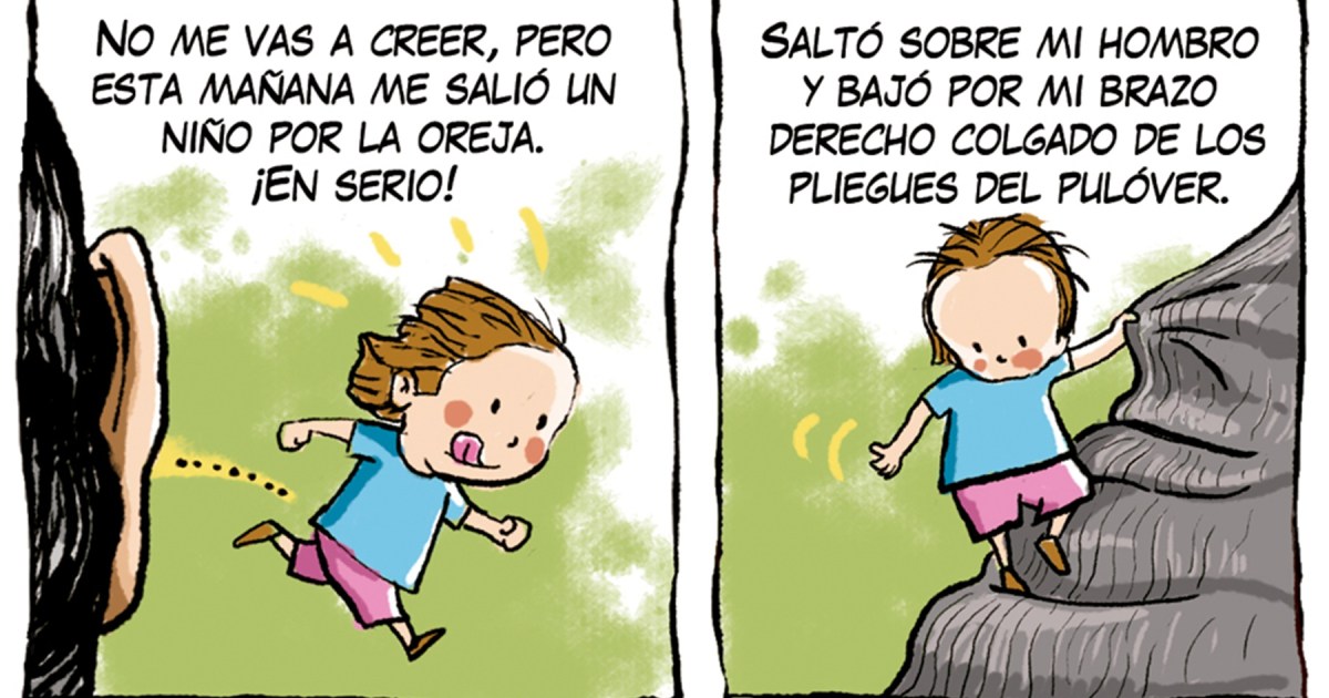 La tira «Feliz día» de Chelo Candia celebra a los niños durante todo el mes