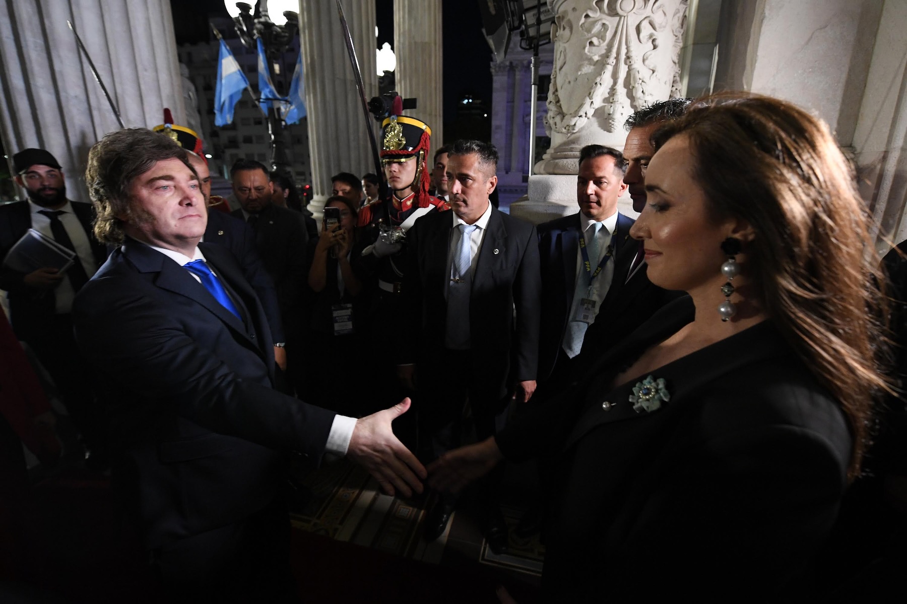 Ley de Tierras: tensión por el gesto de Villarruel a la oposición