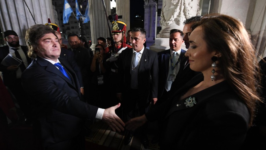 La llegada del presidente Javier Milei al Congreso para encabezar la apertura de las Sesiones Ordinarias en Marzo de este año. (Foto: prensa Senado)