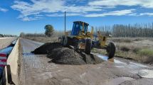 Imagen de Vialidad Nacional inició trabajos en el Puente 83, uno de los tramos más críticos de la Ruta 22