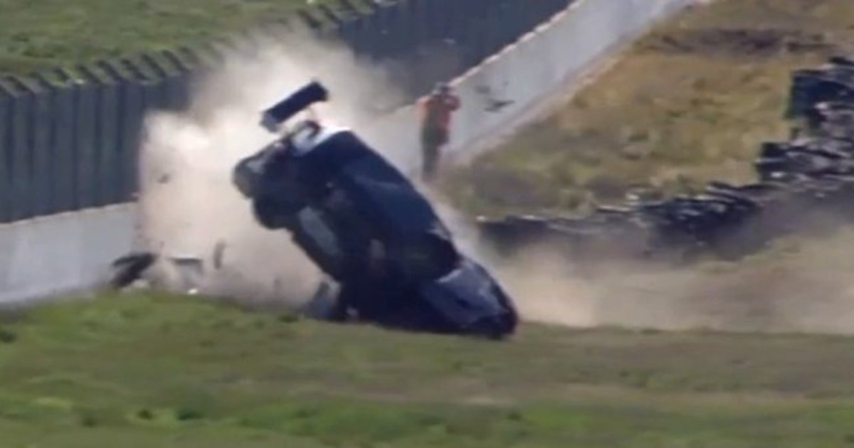 Accidente de Tomás Fernández en la final del TC2000 en La Pampa