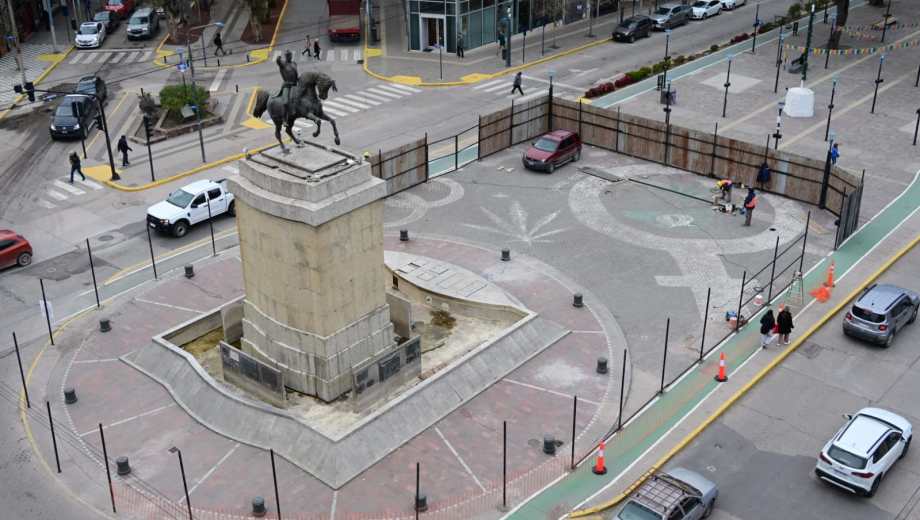 El deterioro fue advertido durante el control de los monumentos y espacios patrimoniales de la ciudad. Foto: gentileza