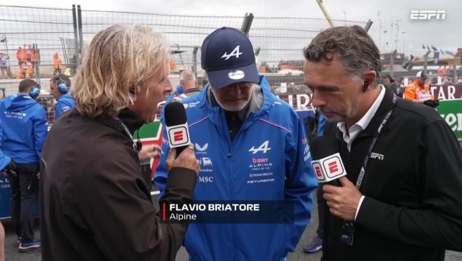 Flavio Briatore, principal figura de Alpine, habló en la previa al GP de Países Bajos.