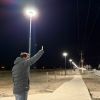 Imagen de Buteler encendió la nueva iluminación de la Ruta 65 y anticipó otra inauguración para septiembre
