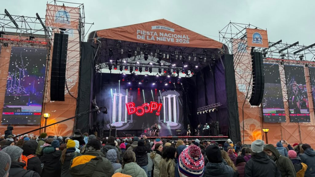 Inauguración de la Fiesta Nacional de la Nieve en Bariloche