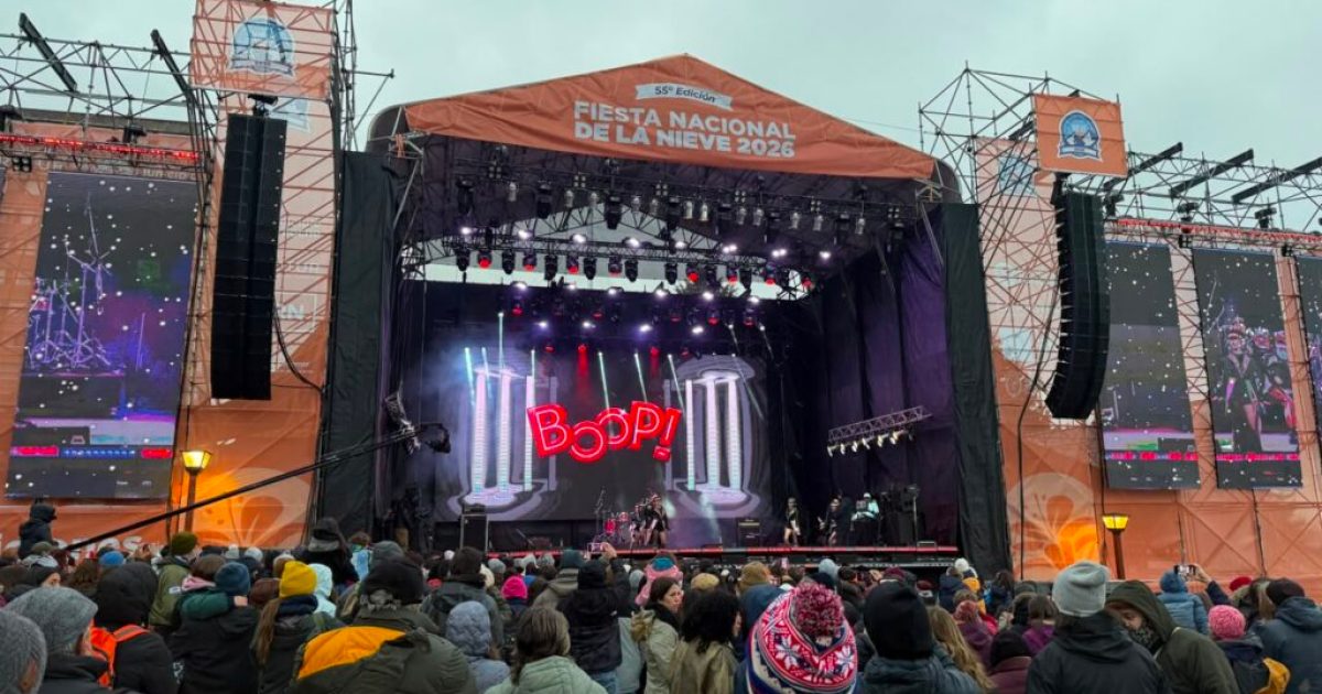 Inauguración de la Fiesta Nacional de la Nieve en Bariloche