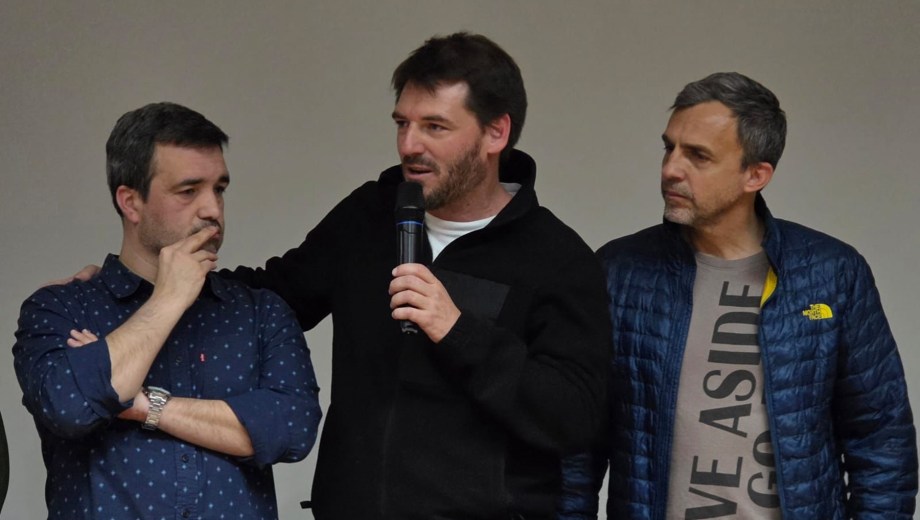 El intendente Buteler con las nuevas autoridades de la mesa local.