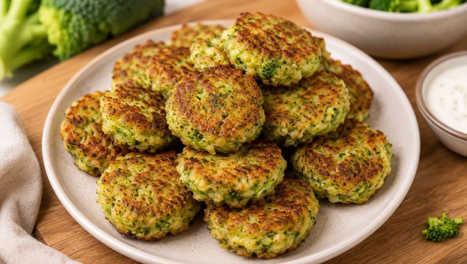 Mini buñuelos de brócoli. Foto ilustrativa.