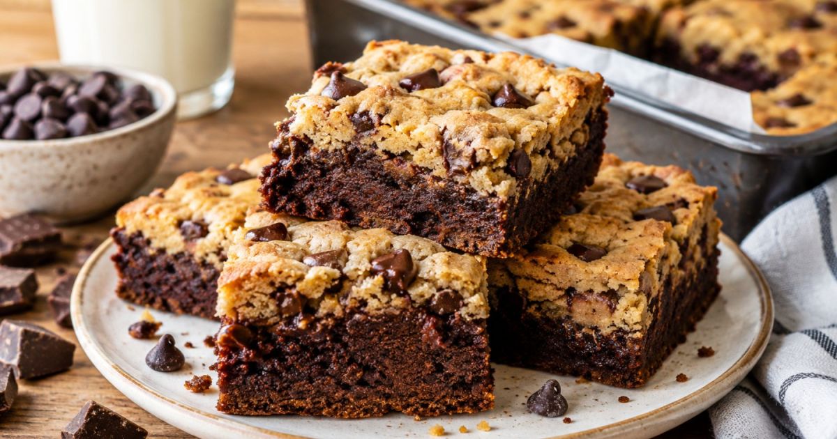 Receta del browkie: la combinación perfecta de brownie y galleta