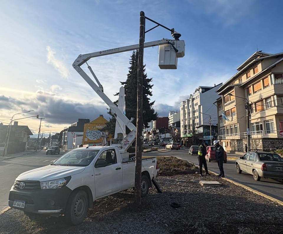 Bariloche suma nuevas cámaras de videovigilancia en conjunto provincial