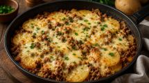 Imagen de La cena perfecta para el frío: carne molida con papas y queso lista en menos de una hora