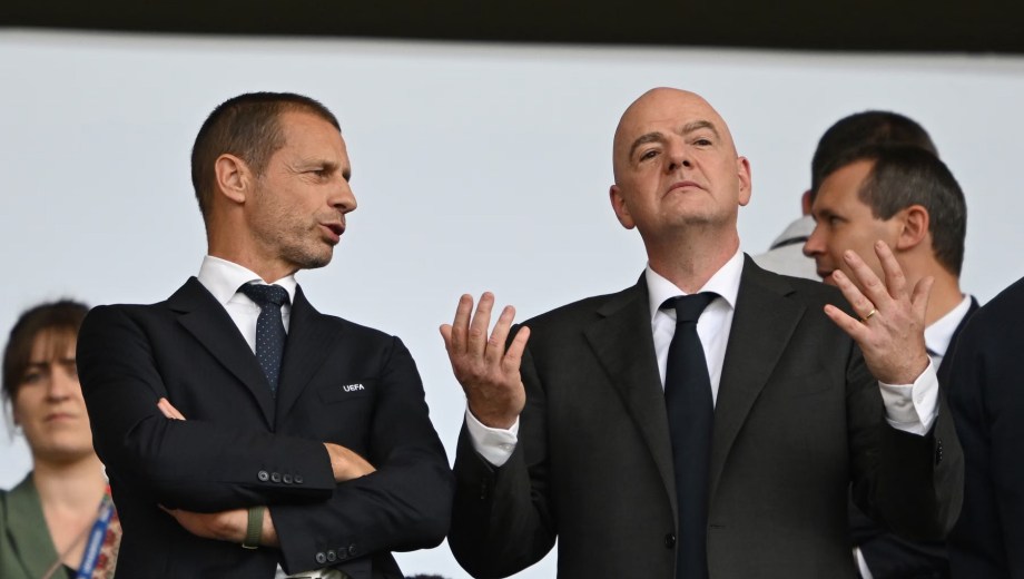 Ceferin y UEFA le plantaron frente a Infantino, que decidió dar de baja su propuesta.