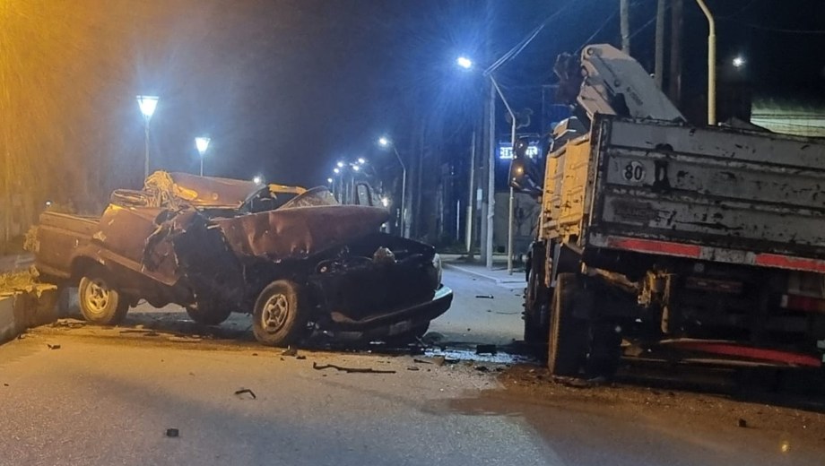 El joven conducía una camioneta Ford. Foto: gentileza.