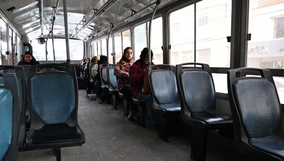 La merma de pasajeros en el transporte público de Bariloche fue del -12,75% entre enero y junio. Foto: Chino Leiva