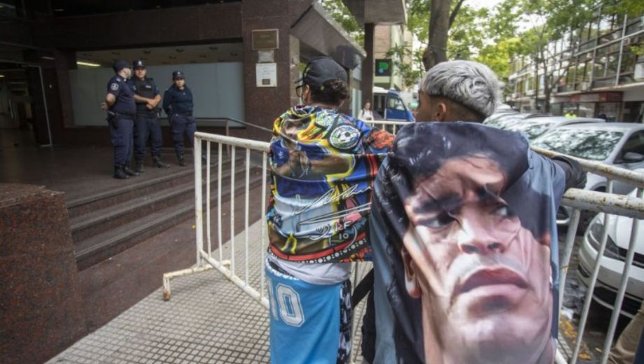 Sigue el juicio por la muerte de Diego Maradona. Foto: NA.