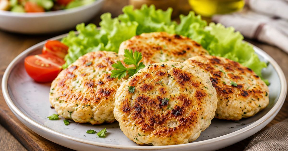 Receta simple para preparar hamburguesas de pollo caseras y sabrosas