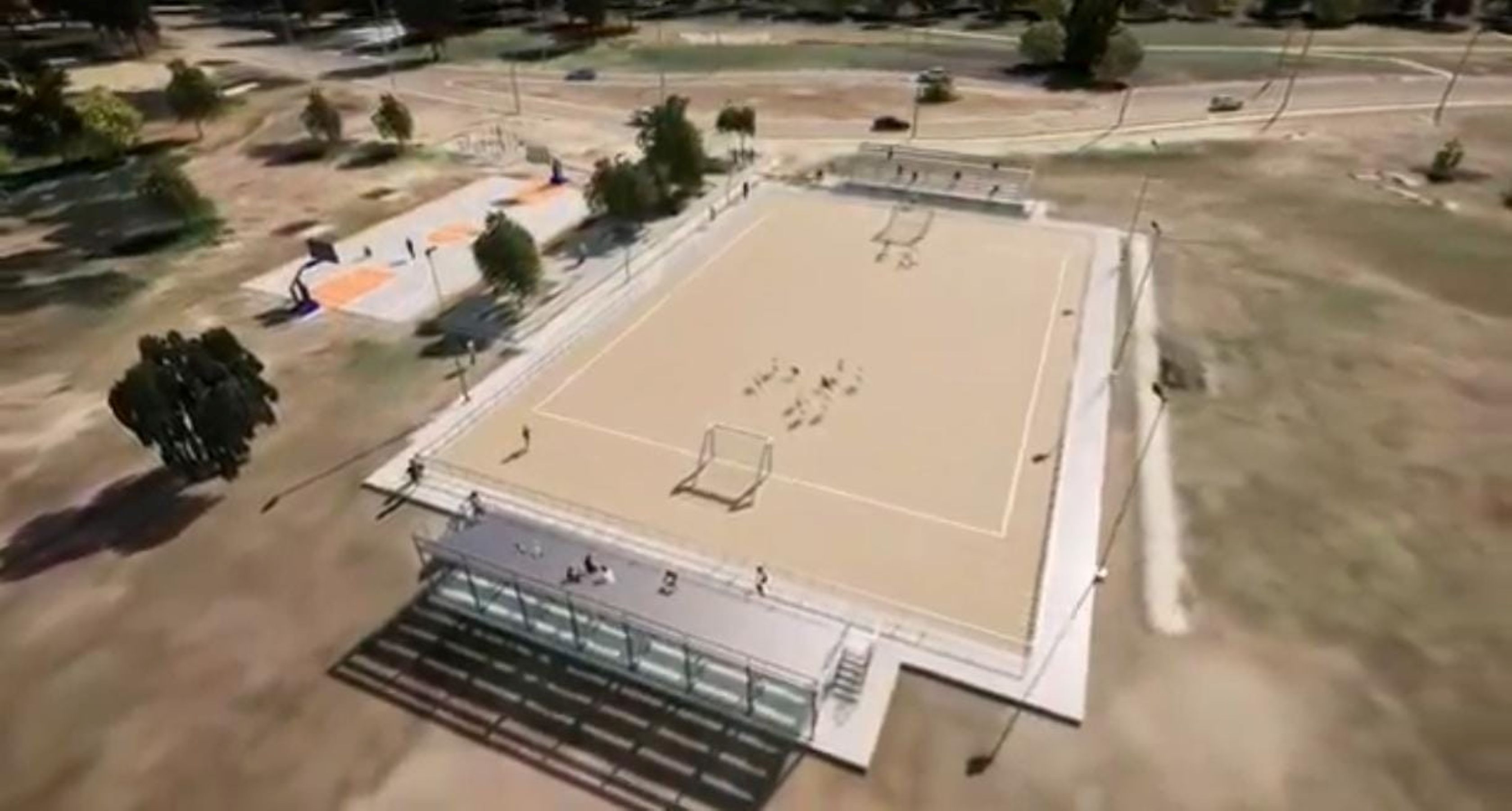 Viedma contará con una cancha exclusiva para deportes de arena
