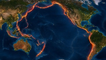 Qué es el Cinturón de Fuego del Pacífico, la enorme zona donde se concentran terremotos y volcanes
