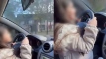 Imagen de «¡Qué grande la piloto!»: grabó a su hija de 9 años manejando un auto en Chubut, se viralizó y lo sancionaron