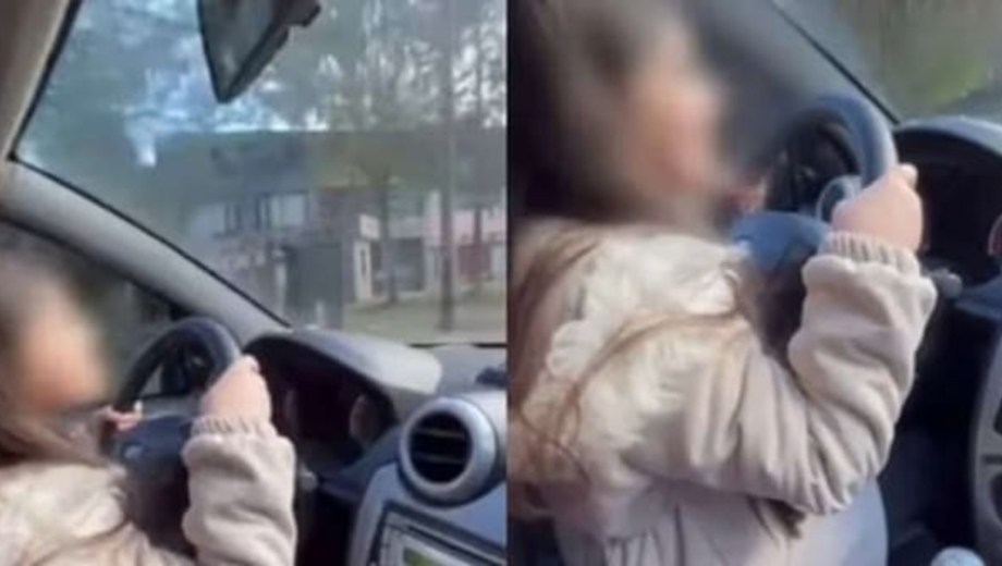 Un hombre fue inhabilitado para conducir en Chubut luego de que se difundiera un video en el que su hija de tan solo 9 años aparece manejando un vehículo.