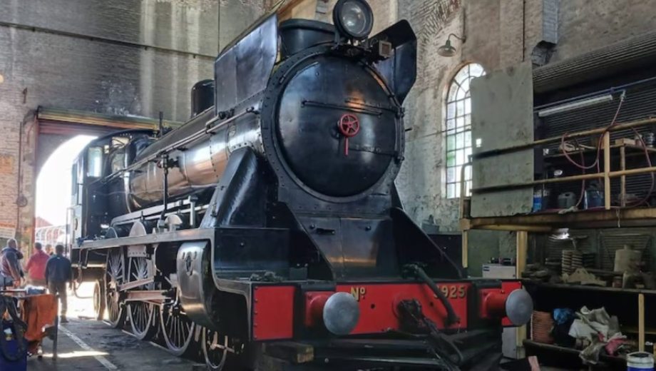La locomotora a vapor conocida como "La 39 Grande" iba  a convertirse en chatarra pero su destino cambió. Foto: Gentileza Ferroclub Argentino. 