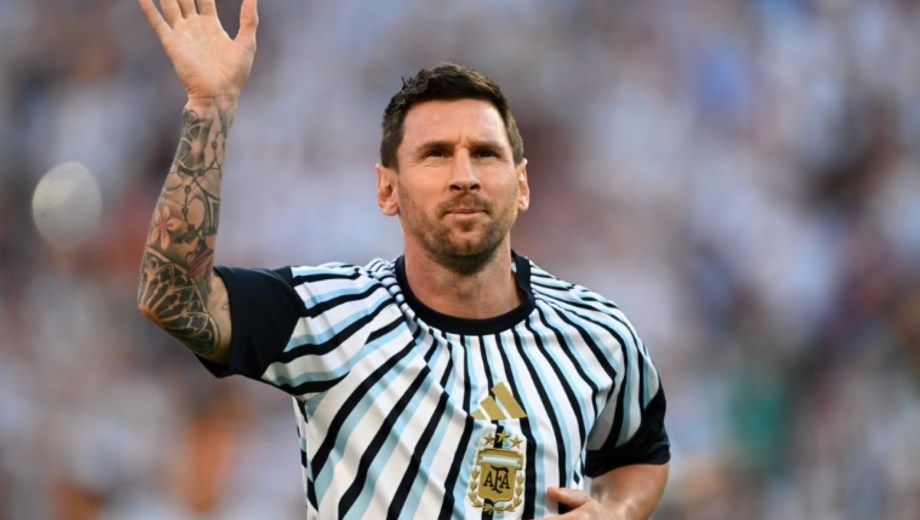 Lionel Messi comunicó su retiro de la Selección Argentina. Foto: NA. 