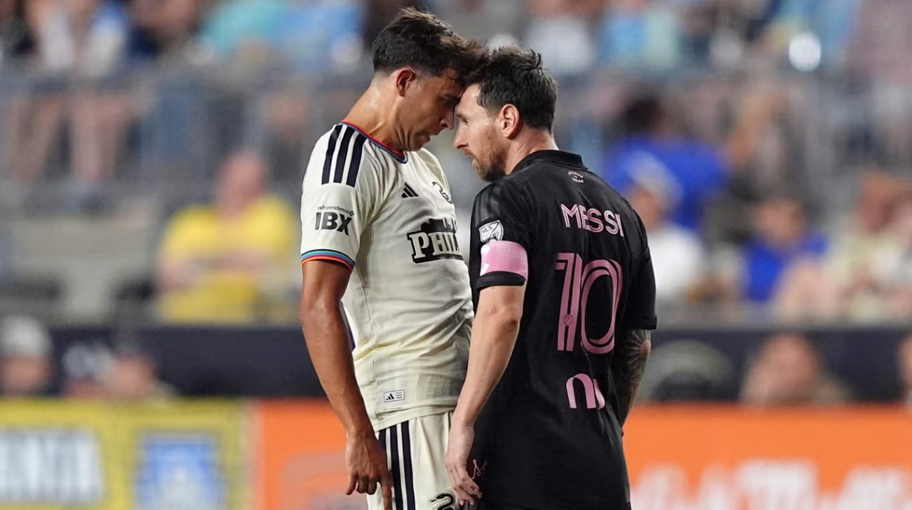Lionel Messi sancionado por la MLS tras incidente con un rival