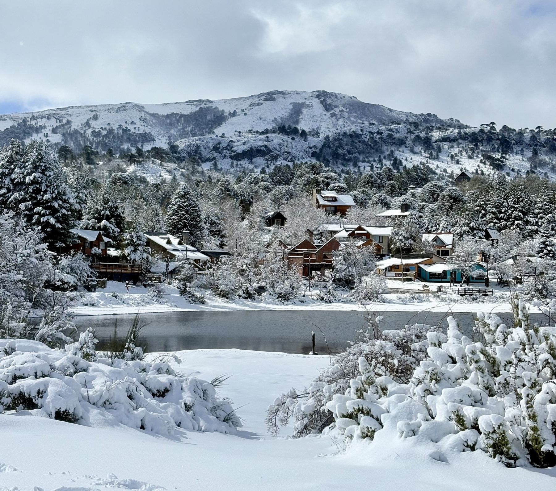 Villa Pehuenia: un atractivo refugio invernal entre lagos y bosques de araucarias