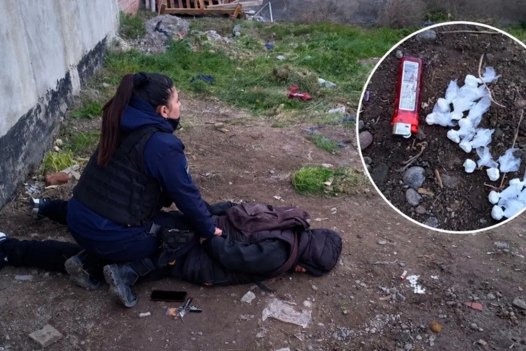 Detenido joven con cocaína en Viedma, pero fue liberado esa misma noche