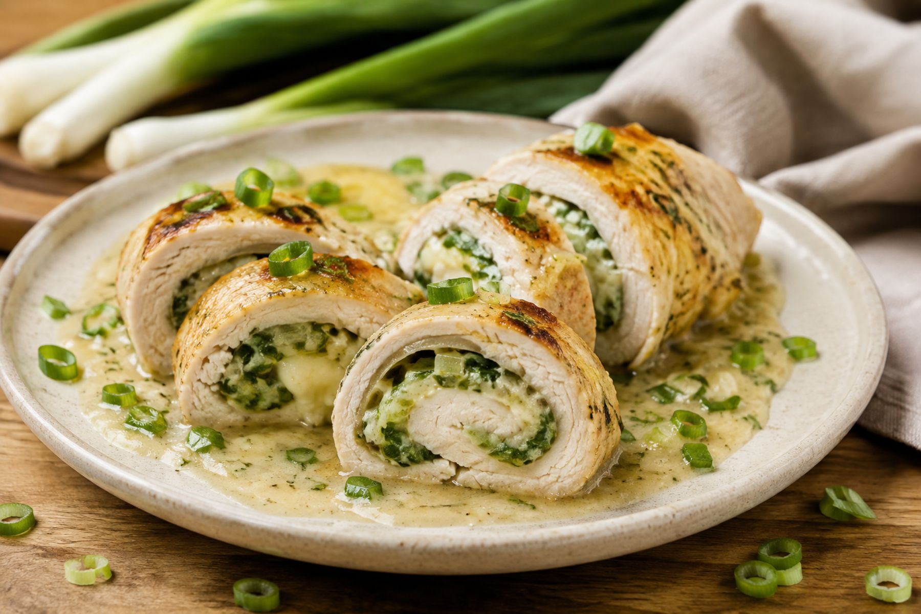 Arrollados de pollo al verdeo: una receta sencilla y deliciosa