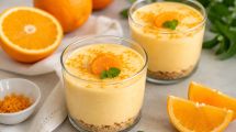 Imagen de Postre de naranja sin horno: fresco, cremoso y fácil de preparar