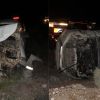 Imagen de Violento choque entre dos camionetas en la Ruta 51: un hombre quedó atrapado tras volcar y hay dos heridos