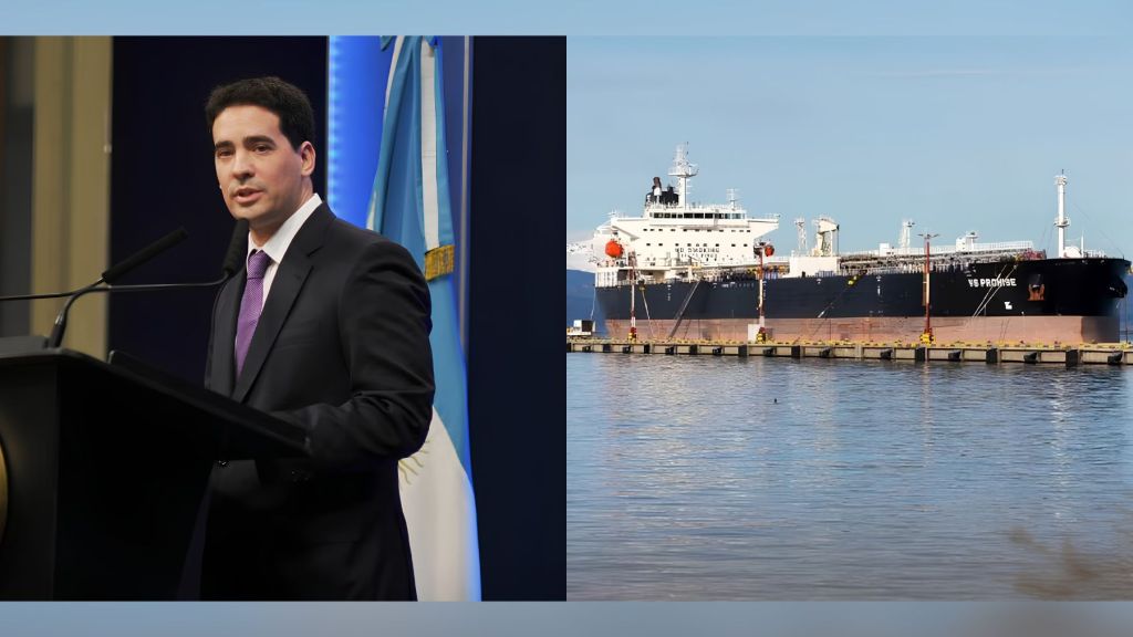 Versiones cruzadas entre Nación y Tierra del Fuego por la presencia de un buque británico en el puerto de Ushuaia