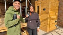 Imagen de La idea parecía insólita: dos jóvenes neuquinos se animaron a fabricar saunas para tener en casa