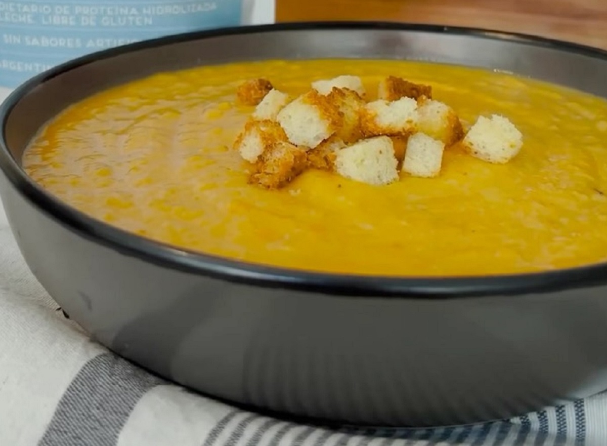 Receta de sopa cremosa de zapallo para disfrutar en días fríos